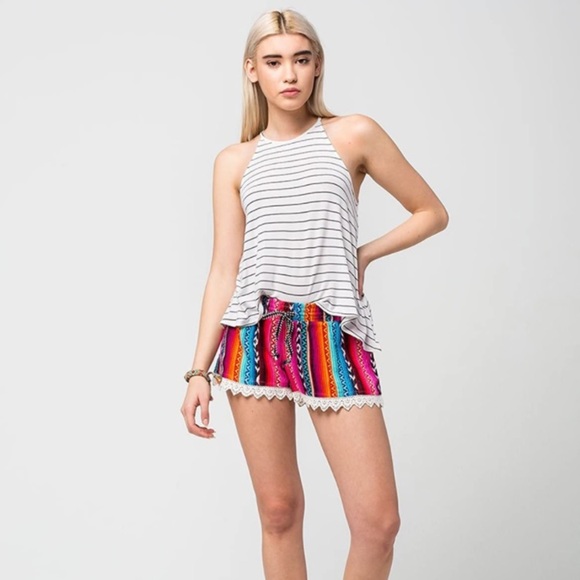 Rip Curl Junior's Line Em Up Halter Tank - Picture 2 of 8